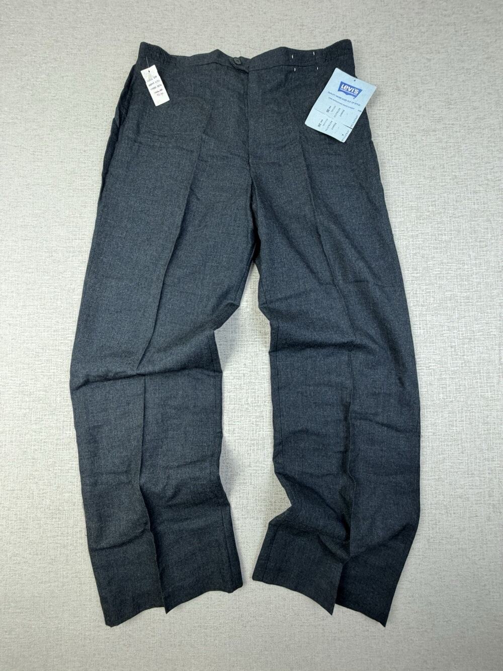 Vintage Levi’s Womenswear Women’s Size 36 Gray High Rise Pants NWT NOS